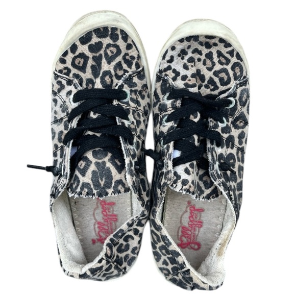 Jellypop Shoes - Jellypop Cheetah Print Slip-on Canvas Tennis Shoes